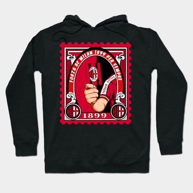 Curva sud milano Hoodie by lounesartdessin